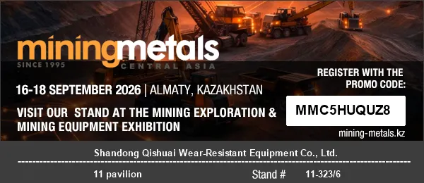 Shandong Qishuai kulumiskindel varustus, et osaleda MININGWORLD CENTRAL ASIA 2026 Almatõs
